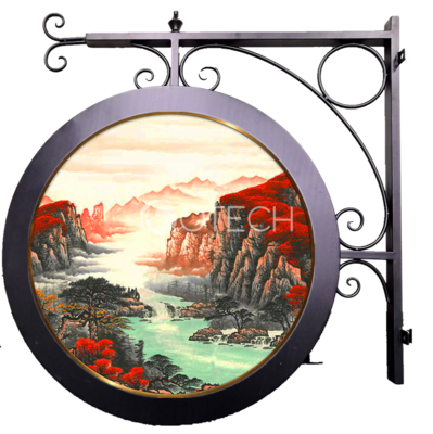 双面圆形LED显示屏